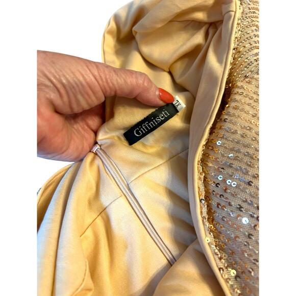 Giffniseti Sequin Gold Gown - Sze XL - Picture 5 of 16